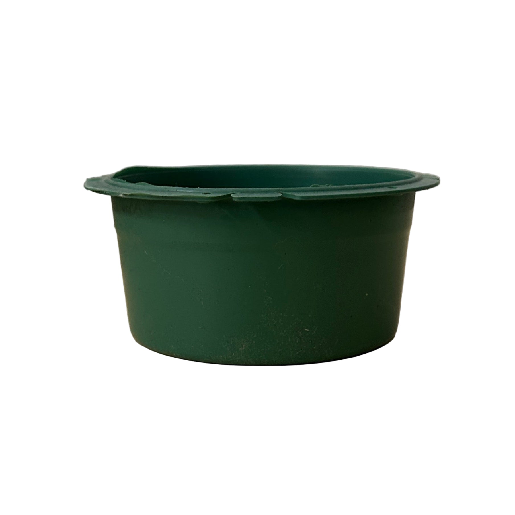 round floral container