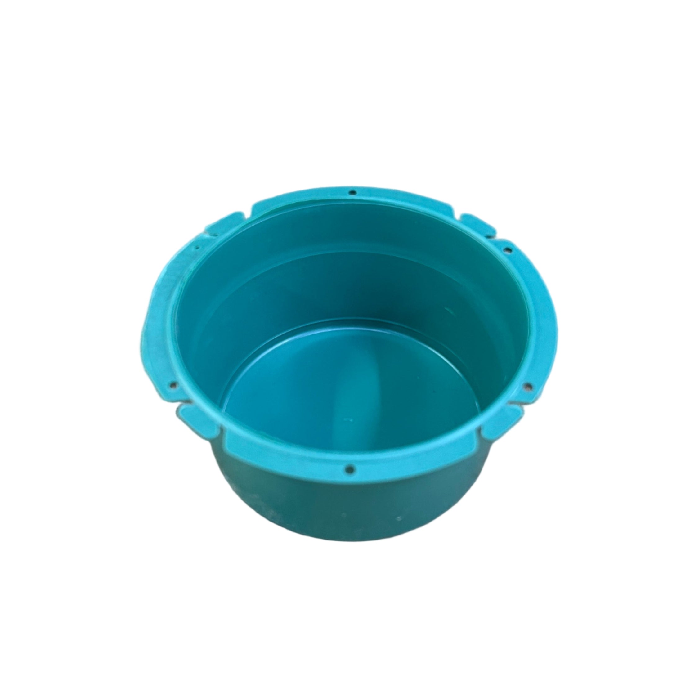 round floral container