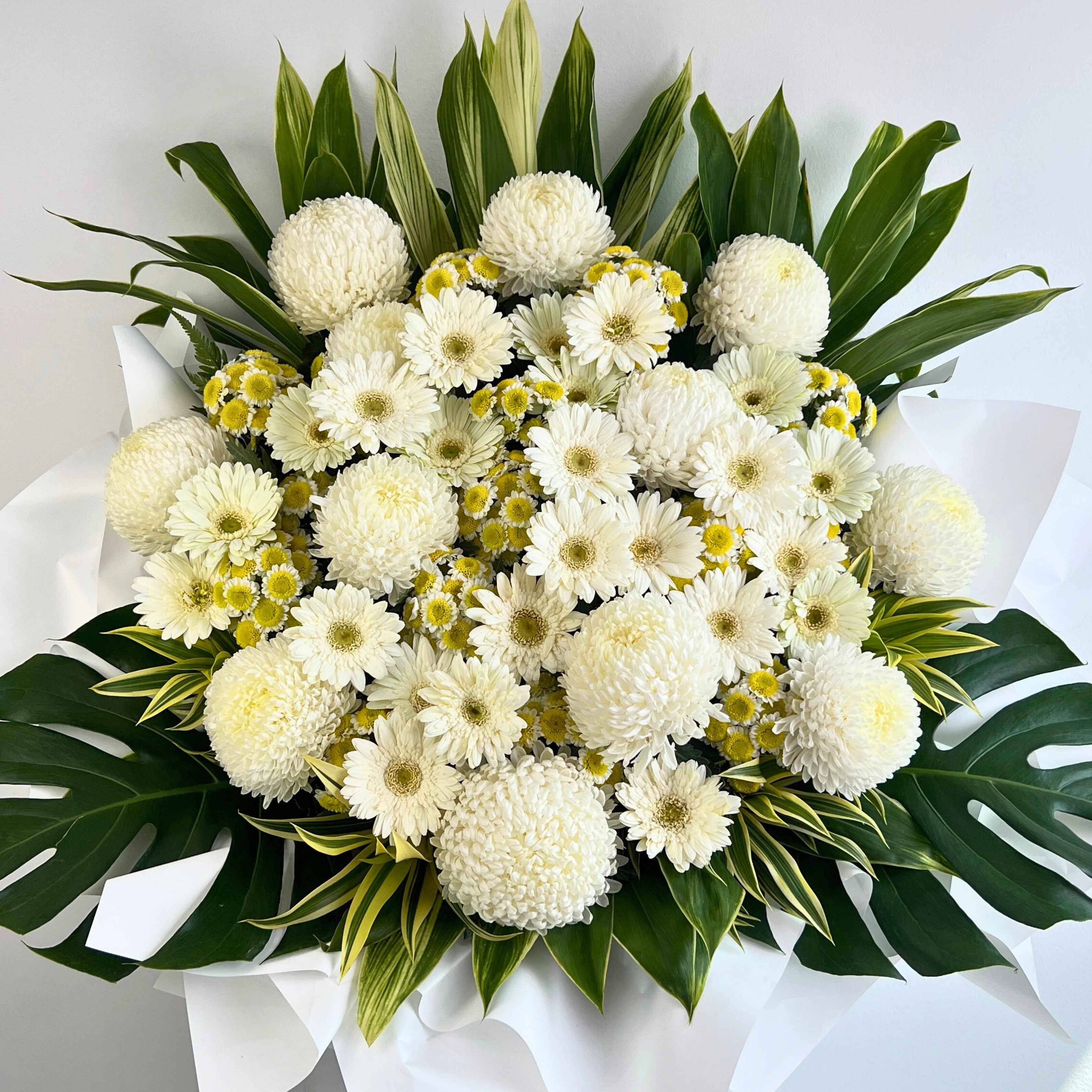 Iris Condolence Flower Stand