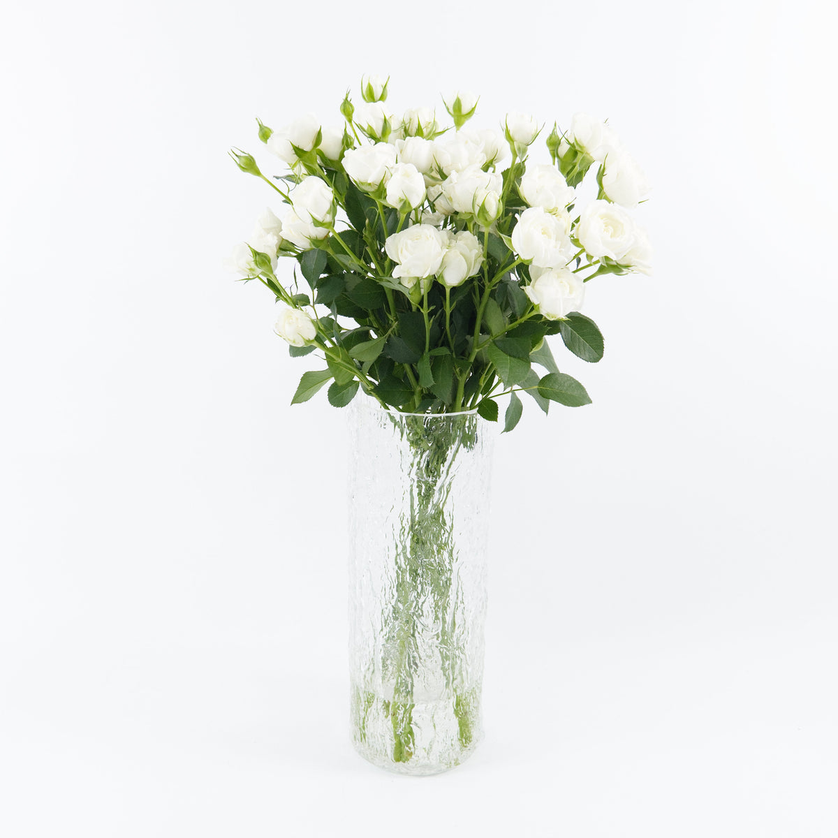 Rose Spray - White China