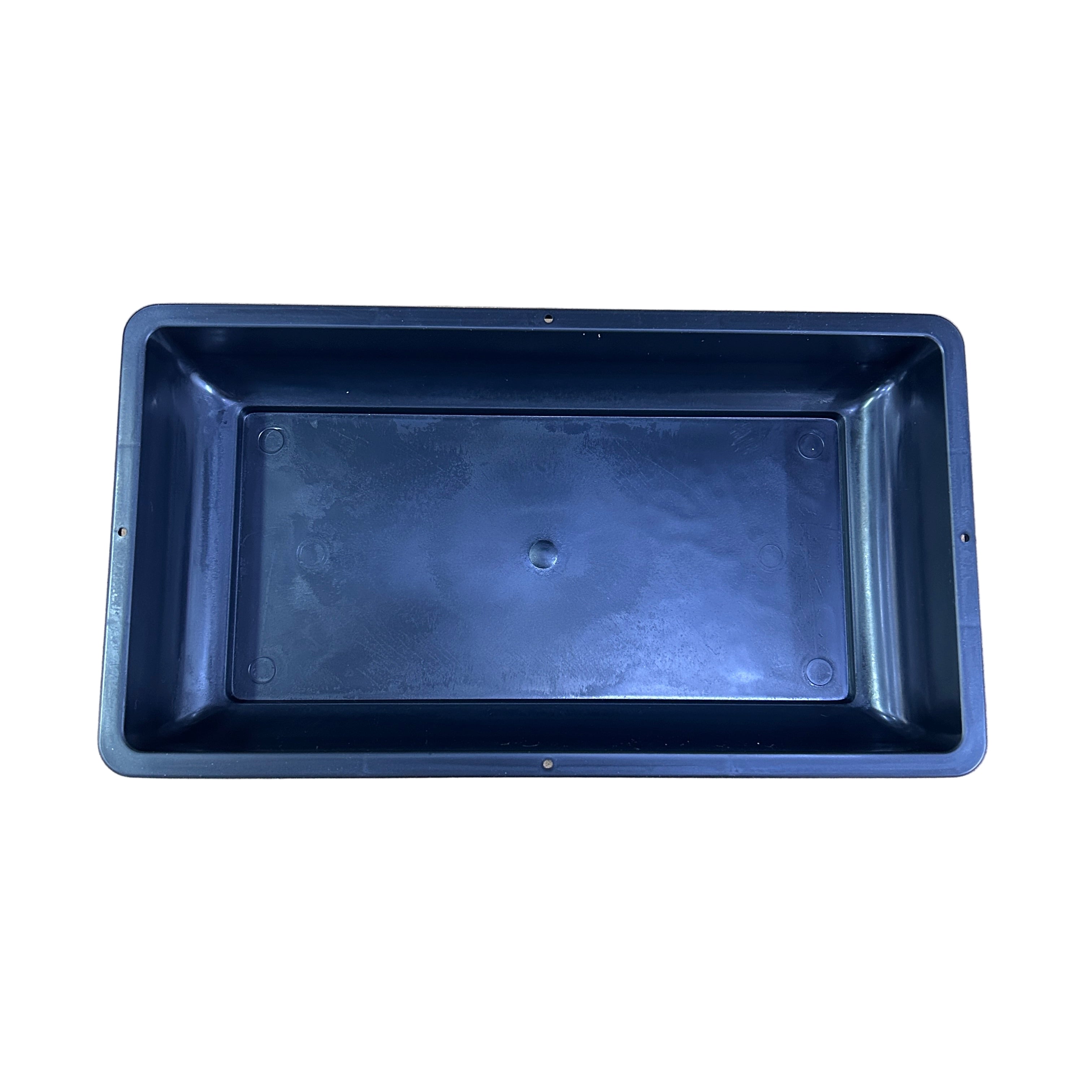 black rectangle floral container 