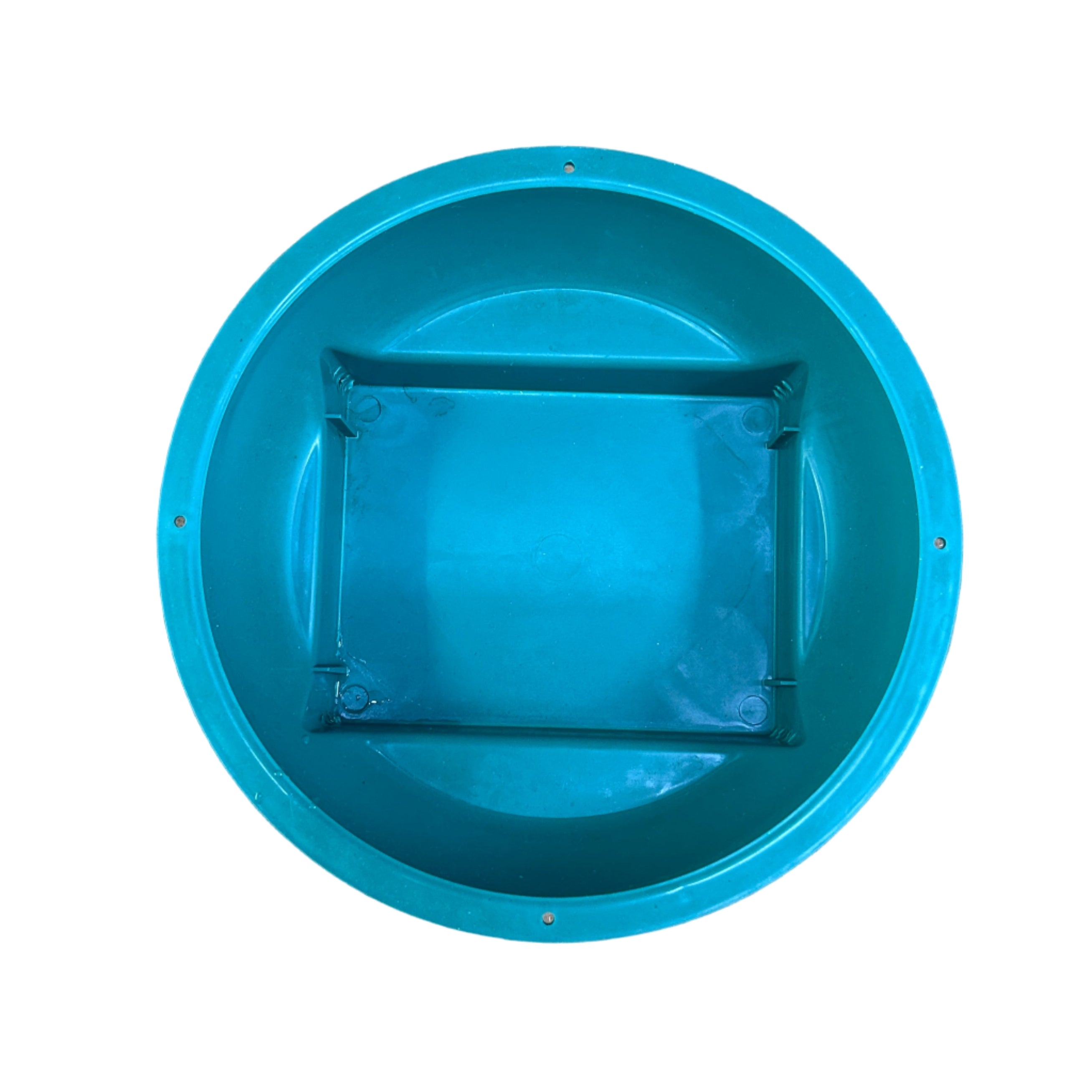 round floral container
