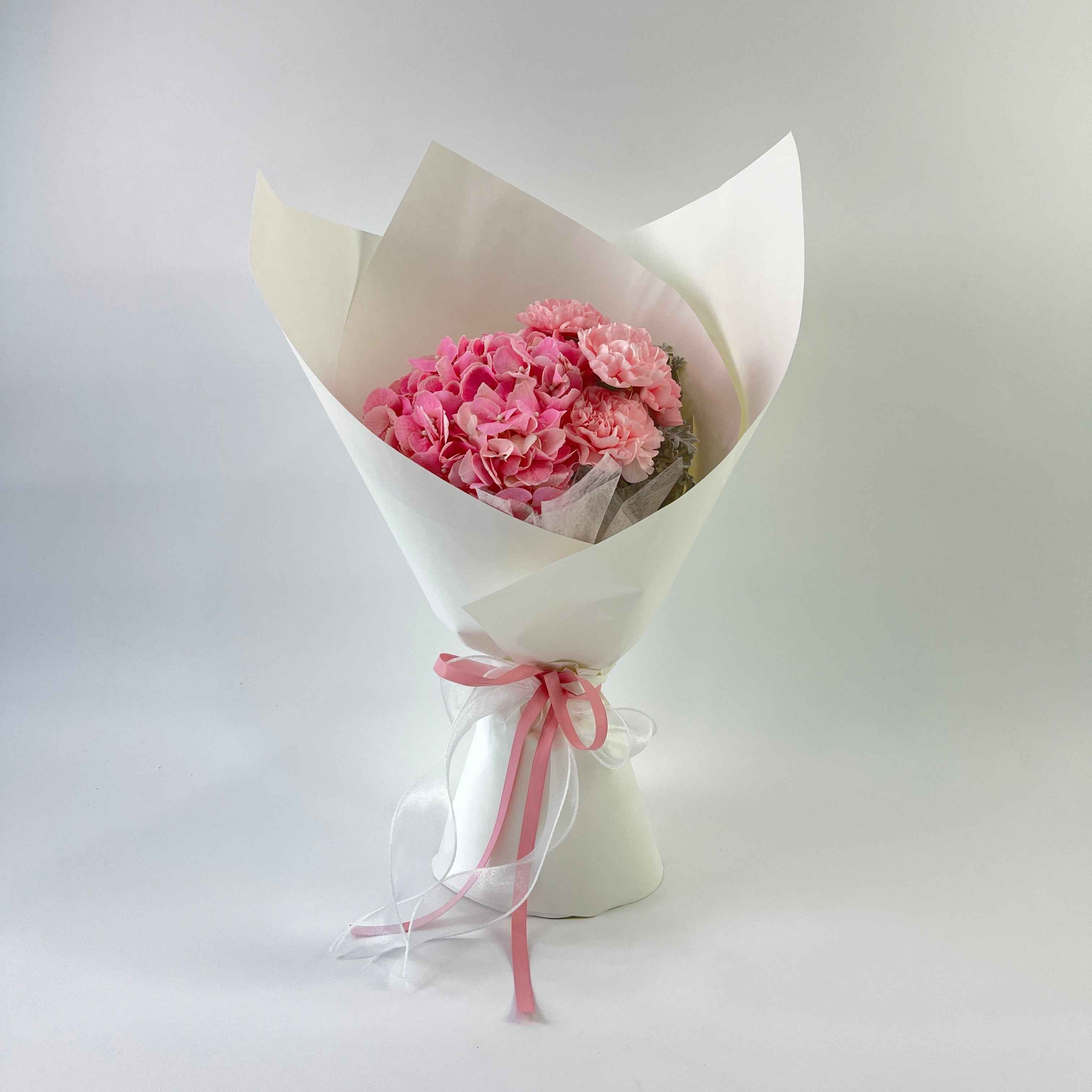 Roselle Pink Hydrangea Bouquet