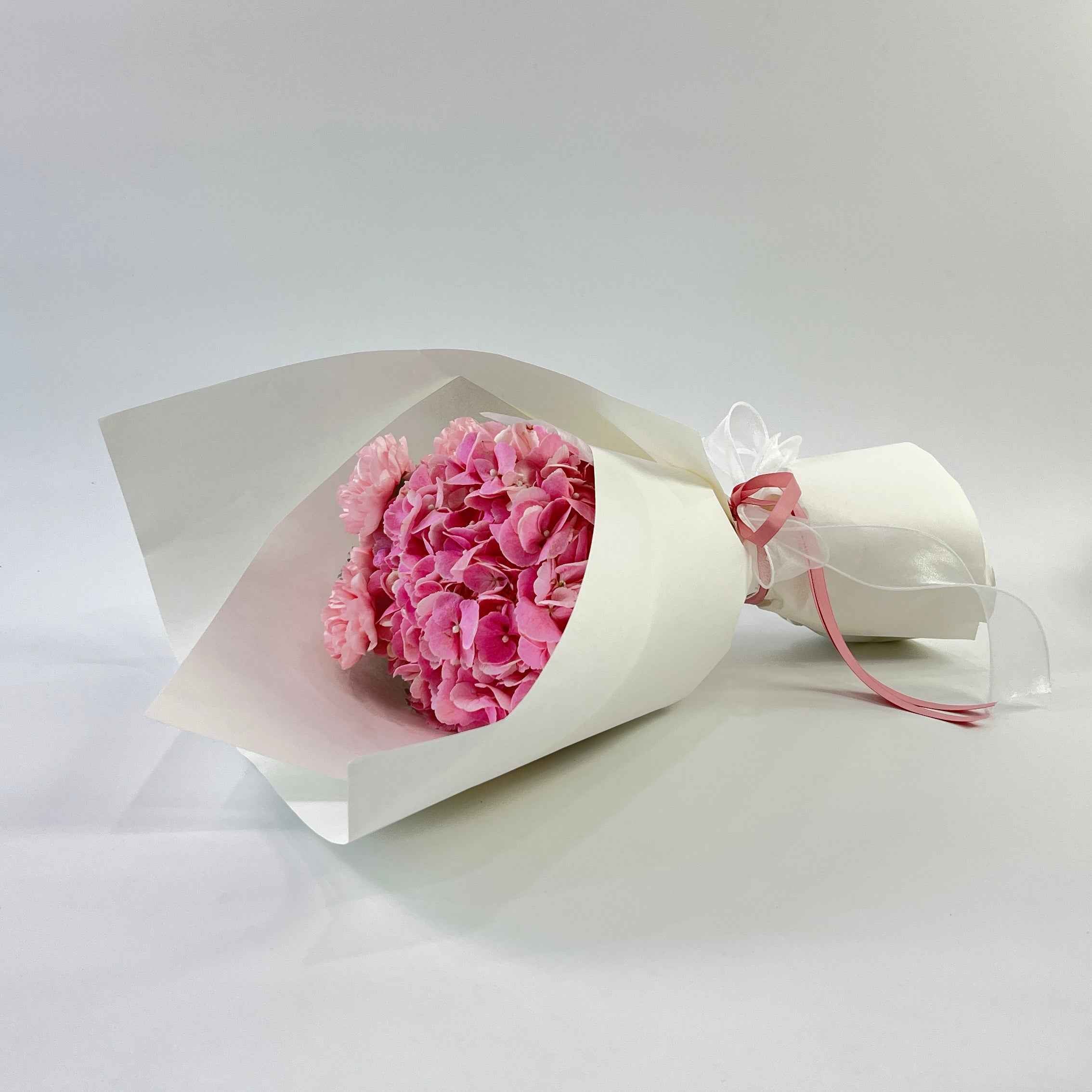 Roselle Pink Hydrangea Bouquet