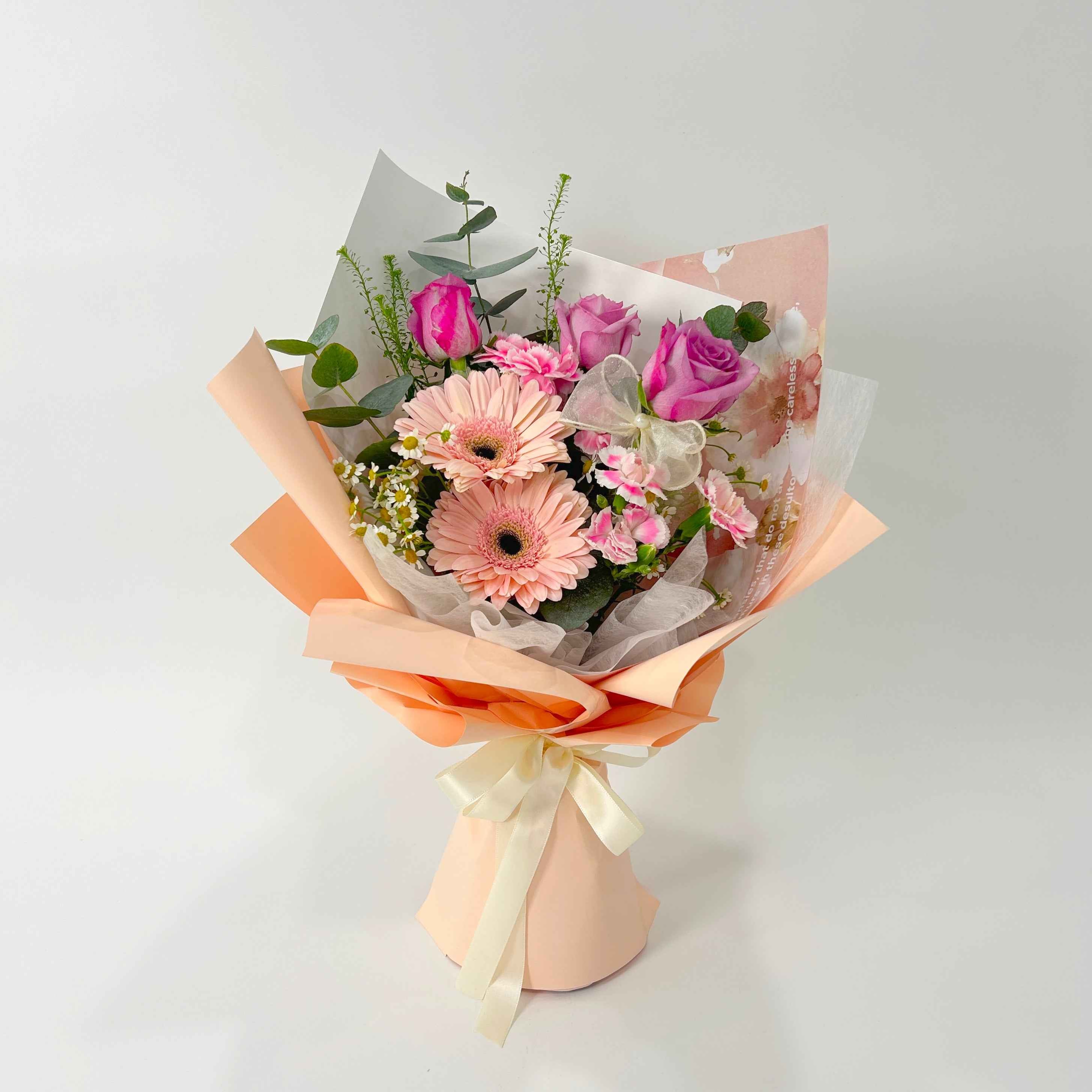 Sonnet Peach Gerbera Bouquet