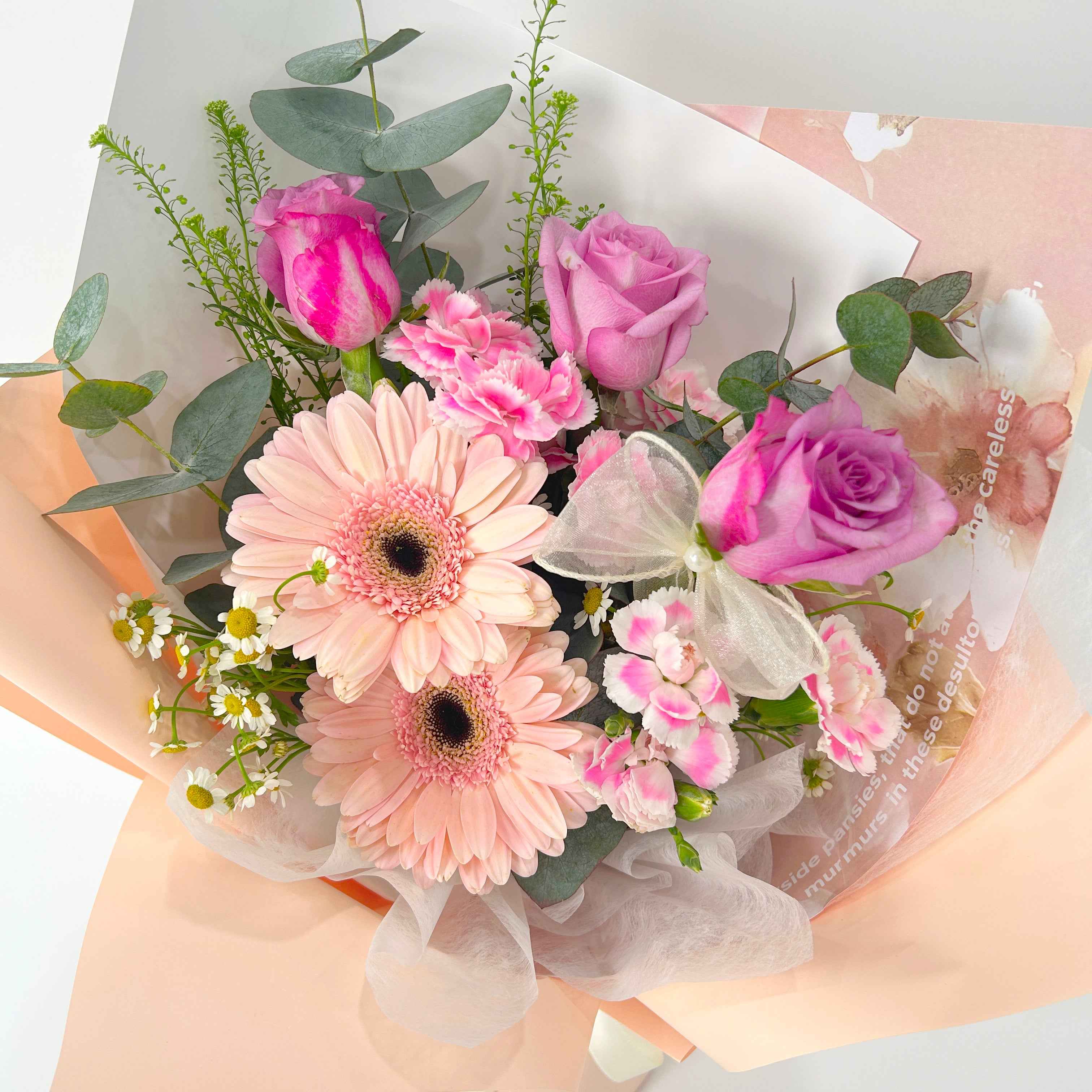 Sonnet Peach Gerbera Bouquet